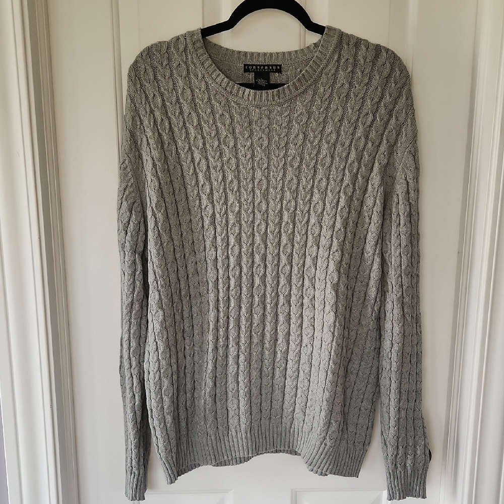 Light Gray Crewneck Sweater